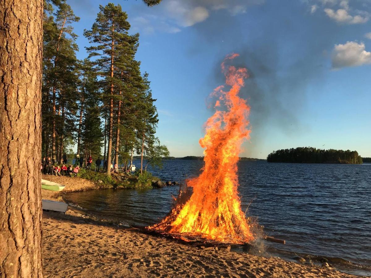 Koskenselkae Camping Villa Puumala Bagian luar foto